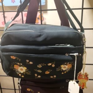 Embroidered Blossom Handbag